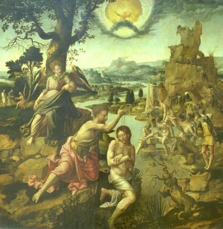 Il battesimo di Cristo - Gemäldegalerie der Staatlichen Museen zu Berlin